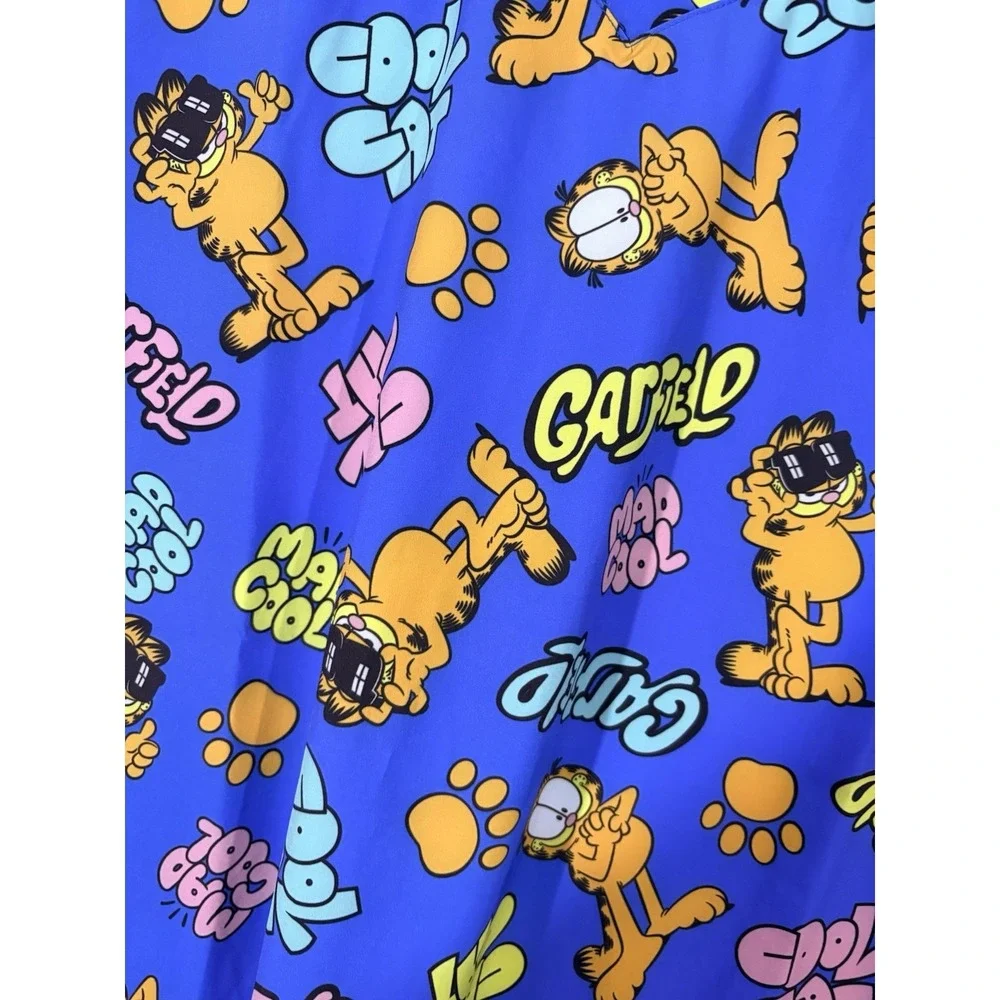 Garfield & Odie by PAWS SCRUB TOP 3X LIGHTWEIGHT NEW!!!